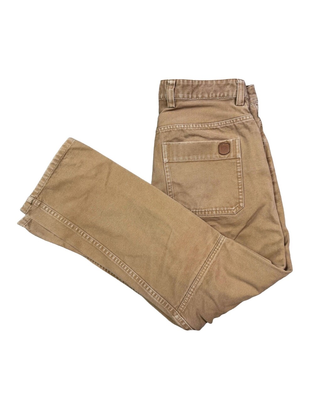 Fjallraven Mens Pants EU 46 US 30 / 31 Brown Canvas Outdoor Hiking Trousers